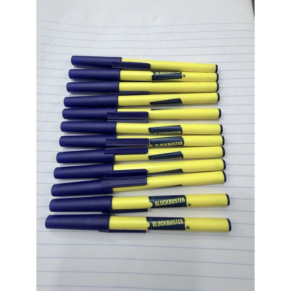 Lot Of 12 Blockbuster Pens Do‎ Not Write